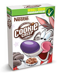 Cookie crisp breakfast cereal